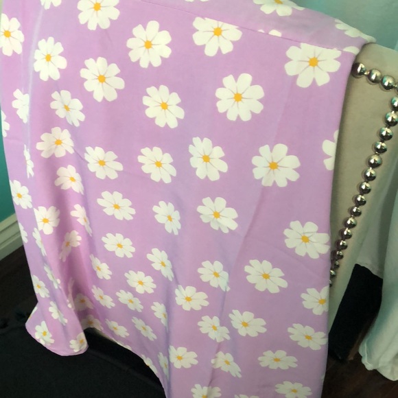 Instock🙌lavender daisy mini summer dress - Picture 5 of 6